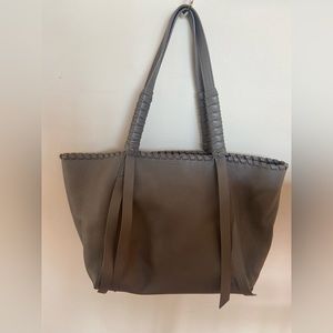 Leather “All Saints” hand bag.